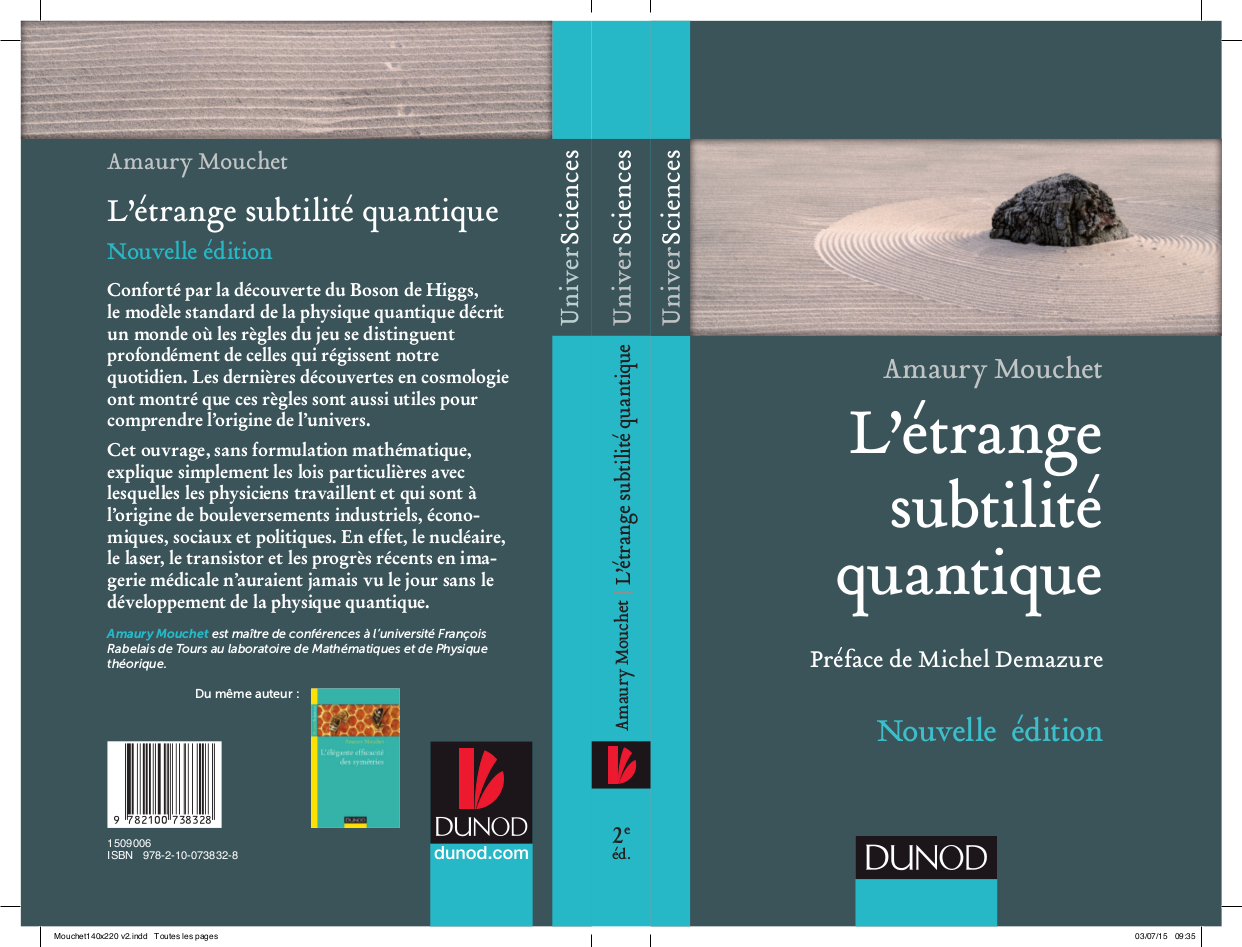 L'trange subtilit quantique - Quintessence de poussires  (Dunod)